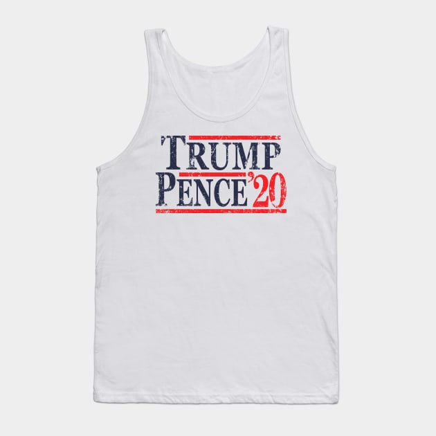 Vintage Trump Pence 20 Tank Top by Etopix